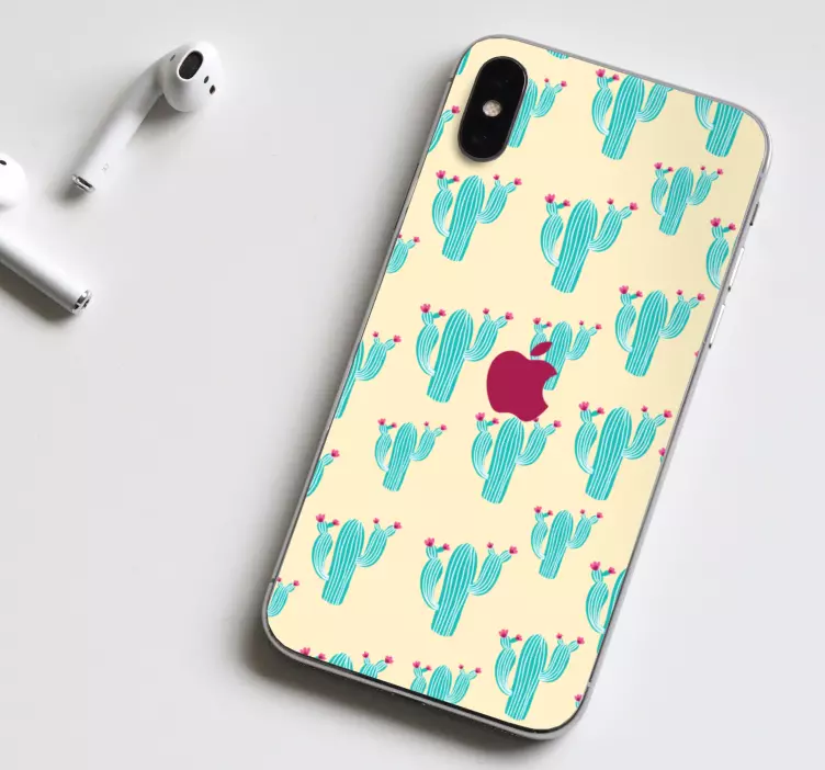 Vzorec kaktusa nalepka živali - TenStickers