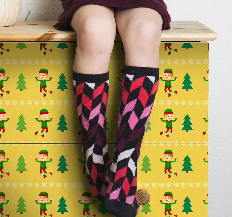 Vzorec veselega vilinca nalepka dogodka - TenStickers