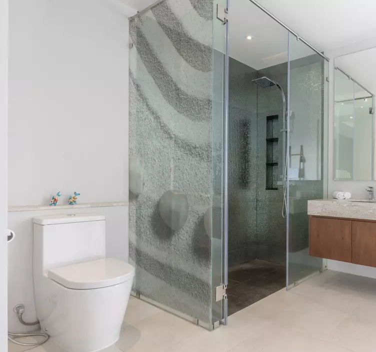 Nalepka zaslon tuš pesek tuš - TenStickers