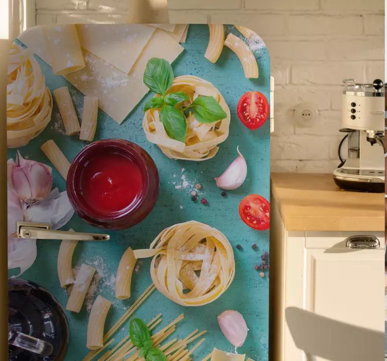 Nalepka s hladilnikom za italijansko hrano - TenStickers