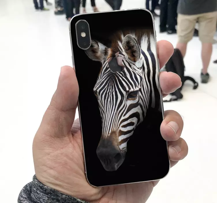 Zebra slika nalepka za iphone - TenStickers