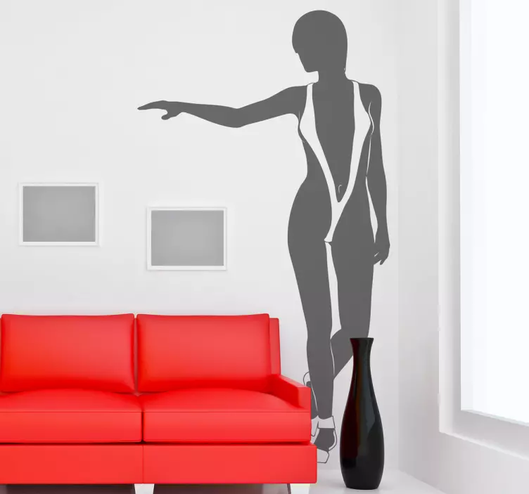 ženska v trikini erotični nalepki - TenStickers