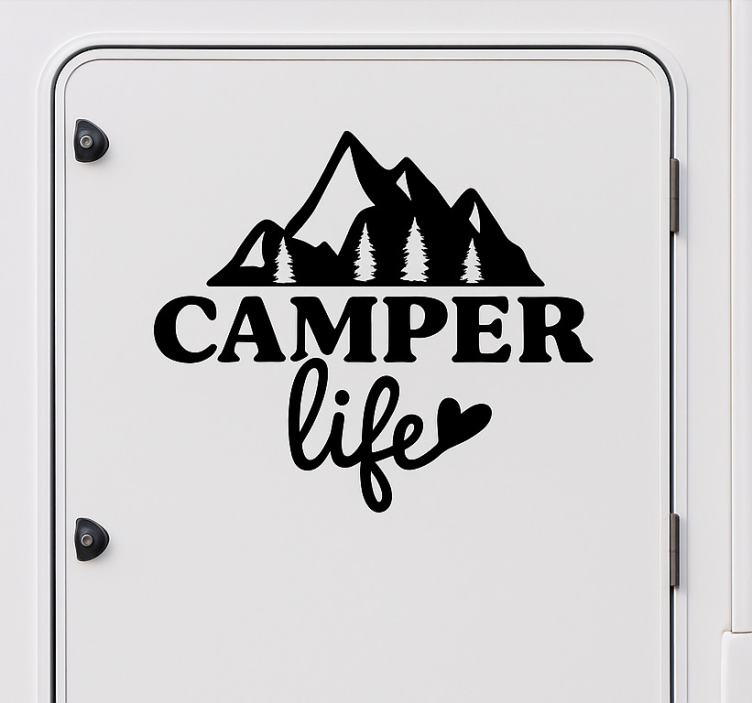 camper life nalepka za prikolice - TenStickers