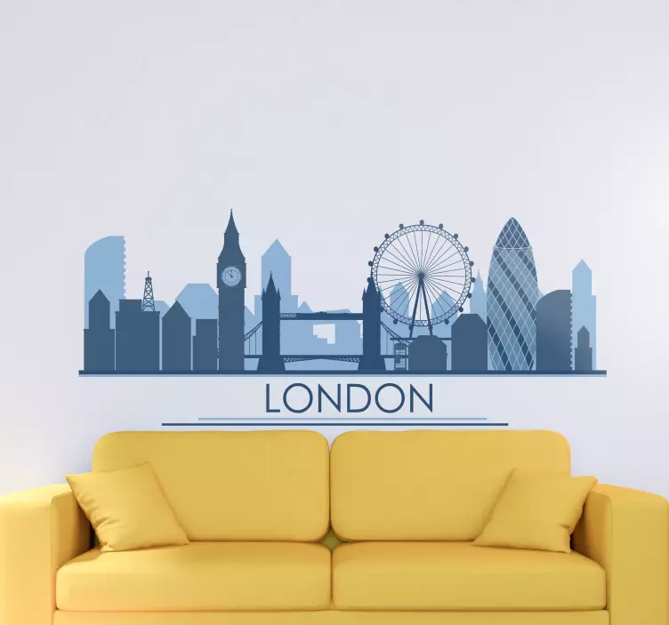 Značilne zgradbe londonskega dekanda londona - TenStickers