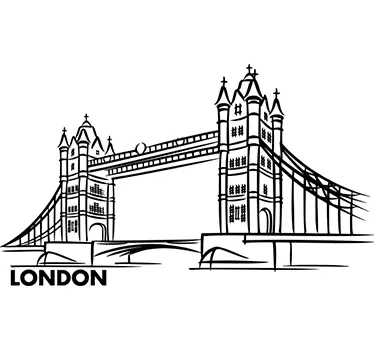 Nalepka londonskega mostu - TenStickers