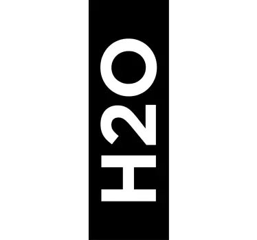 H2o dekorativni tuš nalepka - TenStickers