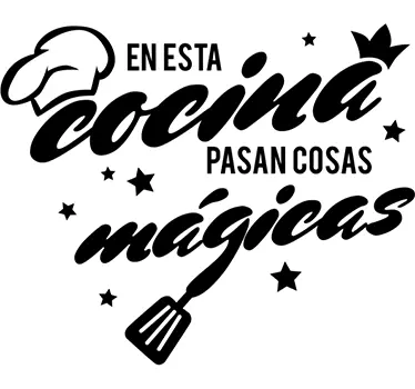 Vinilos para cocinas cosas mágicas nalepka za kuhinjo - TenStickers