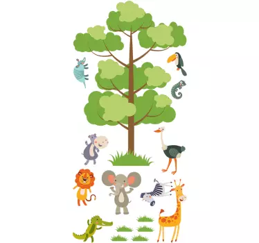 Nalepka na steni z džunglo - TenStickers