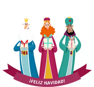 Trije modreci okensko božično nalepko - TenStickers