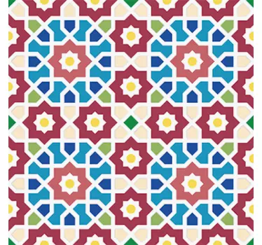 Nalepka za steno arabskega hidravličnega tiska - TenStickers