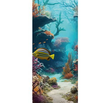 Ocean za otroško sobo nalepka za vrata - TenStickers