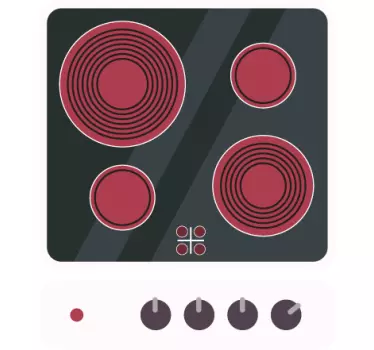 Nalepke za aparat za keramični štedilnik - TenStickers