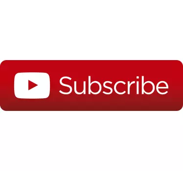 Nalepka za naročanje na youtube - TenStickers