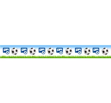 Nalepka za nogomet na steni prilagodljiva nogometna nalepka - TenStickers
