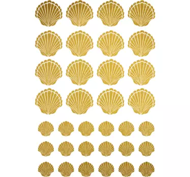 Nalepka za domače stene z lupino - TenStickers