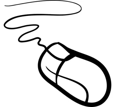 Nalepka računalniške miške - TenStickers