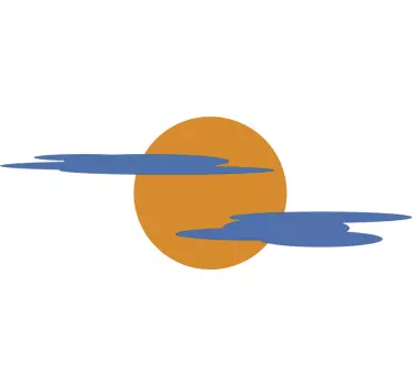 Nalepka za sonce in oblake - TenStickers