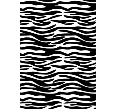 Nalepka tuš kabino zebra - TenStickers
