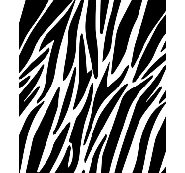 Nalepka okna zebra print - TenStickers
