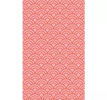 Nalepka za tuširanje živih koral pantone - TenStickers