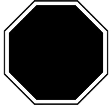 Nalepka stop znak za zaustavitev - TenStickers