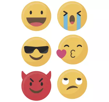 Nalepka za telefon emoji huawei - TenStickers