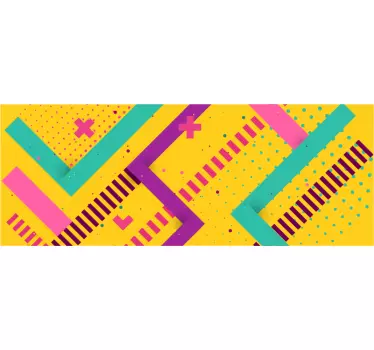 Nalepka meje na meji v stilu memphis - TenStickers