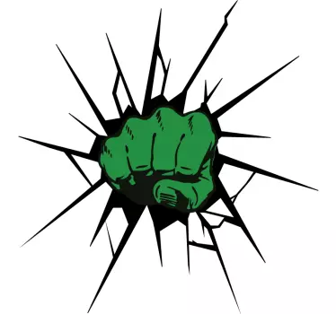 Hulk smash domača stenska nalepka - TenStickers