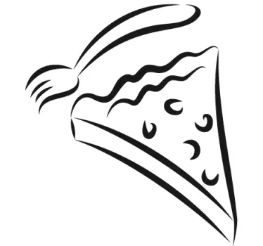 Nalepka za torto in vilice - TenStickers