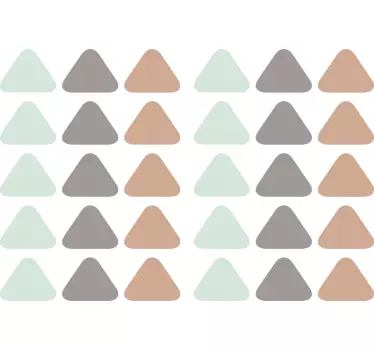 Geometrijski trikotniki stenske nalepke - TenStickers