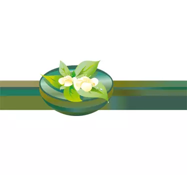 Nalepka za kopalnico zen - TenStickers