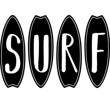 Surfati v deskah za deske za surfanje - TenStickers