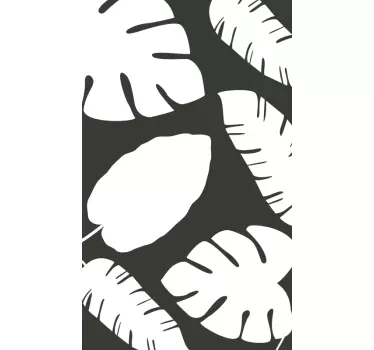 Nalepka za prhe iz palmovih listov - TenStickers