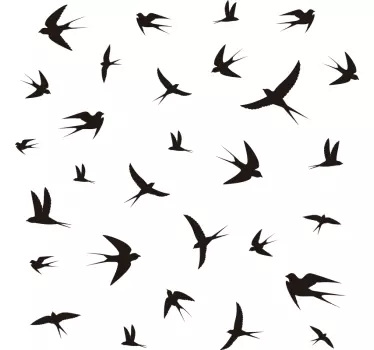 Pogoltne okno decal - TenStickers