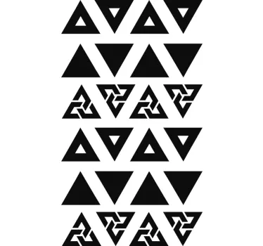 Moderni trikotnik postavite stensko nalepko - TenStickers