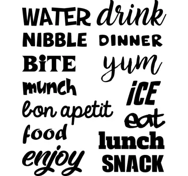 Nalepka za apetit za hladni aparat - TenStickers