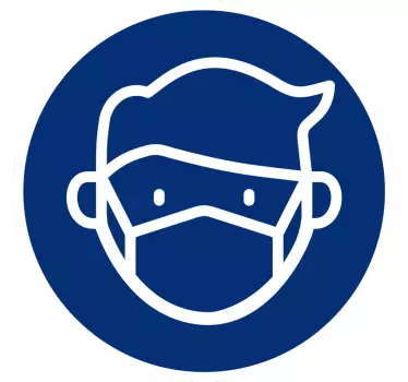 Obvezna nalepka na steklenih vratih - TenStickers