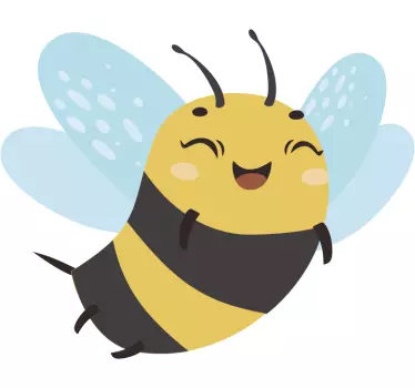 Medonosna čebelica ilustracija stenska umetnost decal - TenStickers