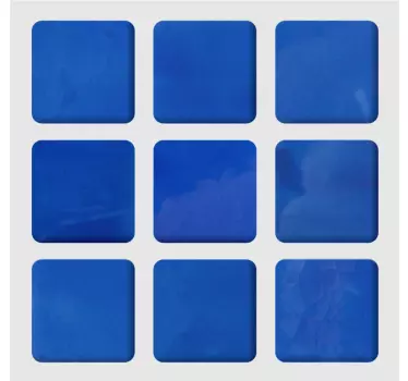 Modri odtenki ploščice prenos ploščic - TenStickers