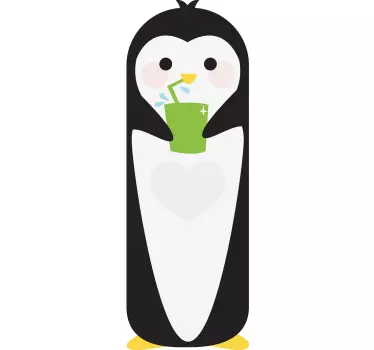 Nalepka pingvinovega hladilnika - TenStickers