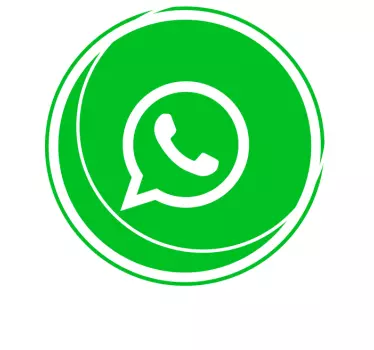 Osebna nalepka okna z logotipom whatsapp - TenStickers