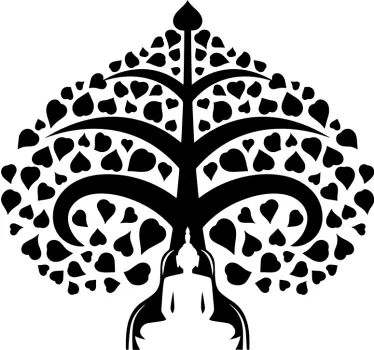Buda pod drevesnimi nalepkami - TenStickers
