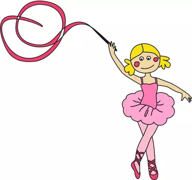 Nalepka mia balerina - TenStickers