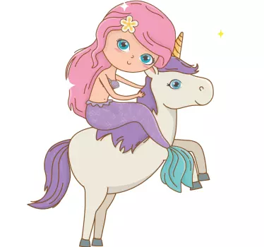 Samorog in nalepka kino sirena - TenStickers