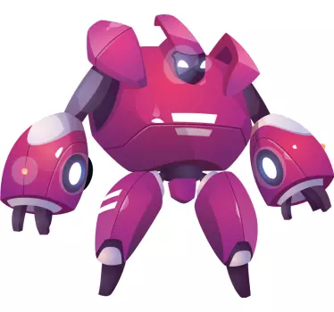 Anime robot tapeta nalepka - TenStickers