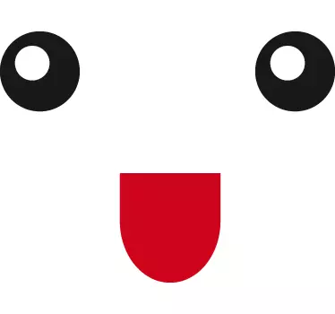 Nalepka vesel nasmejan hladilnik - TenStickers