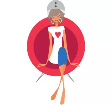 Nalepka sušilnika za lase - TenStickers