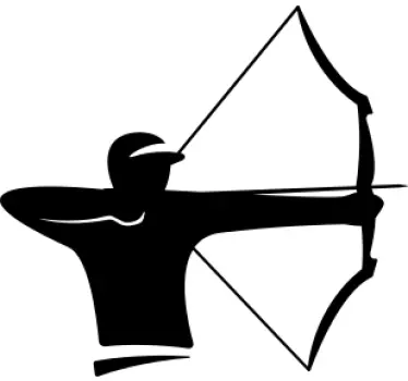 Lokostrelec dekor stene - TenStickers