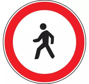 Nalepka za pešce - TenStickers
