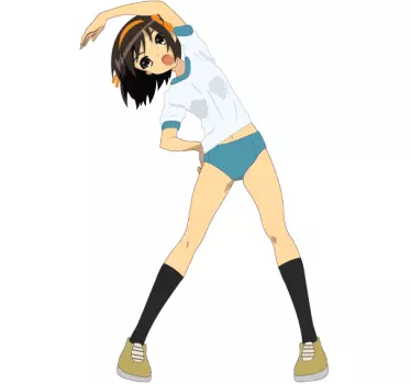 Nalepka za anime gimnastike - TenStickers